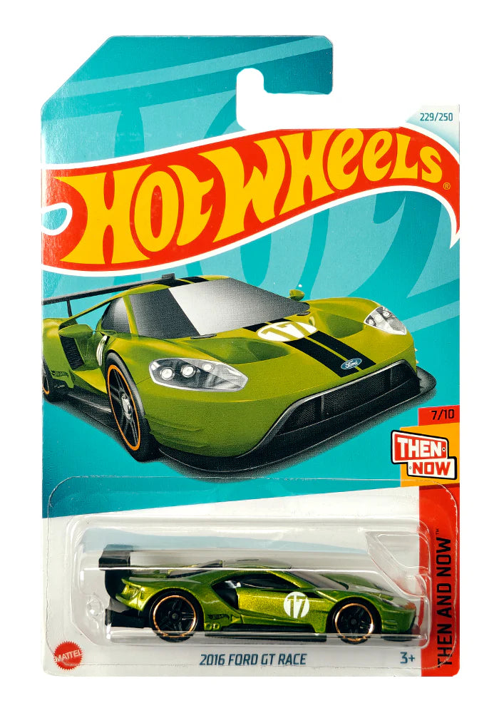 Hot Wheels 2016 Ford GT Race - Green - 2024 Card - INDIAN CARD