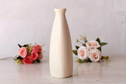 White Ceramic Flower Vase