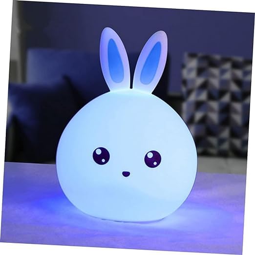 Rabbit Lamp Touch Dimming Bedside Lights Bunny Lamp Tap Lights Kids Night Lights Nursery Night Light Touch Light Kid Night Light