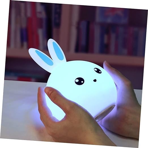 Rabbit Lamp Touch Dimming Bedside Lights Bunny Lamp Tap Lights Kids Night Lights Nursery Night Light Touch Light Kid Night Light