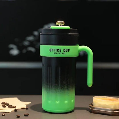 Office Cup Travel Coffee Mug, 650ml, with Lid, Portable and Spill-Proof (Multi Colour)