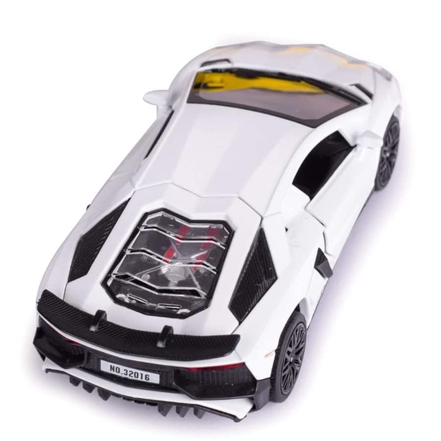 F & F 7 Dodge Charger 1:32 Model Car with Box, Zinc Alloy Pull Back Toy car [Colors as Per Stock]