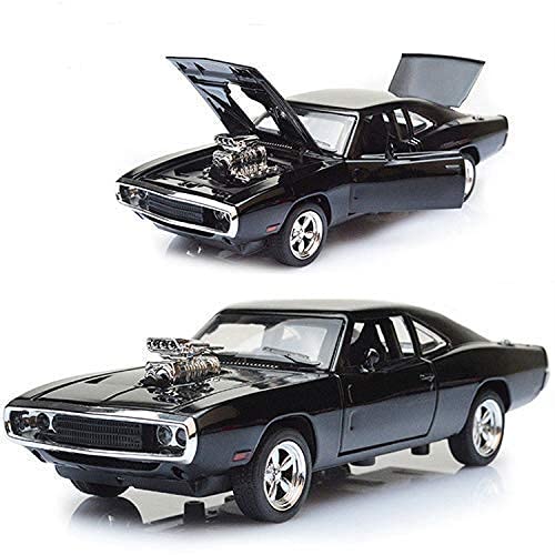 Diecast Metal Dodge Charger 1970 Kids Toy Car - Durable Push & Go Vehicle for Unisex