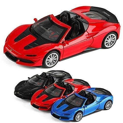 F & F 7 Dodge Charger 1:32 Model Car with Box, Zinc Alloy Pull Back Toy car [Colors as Per Stock]