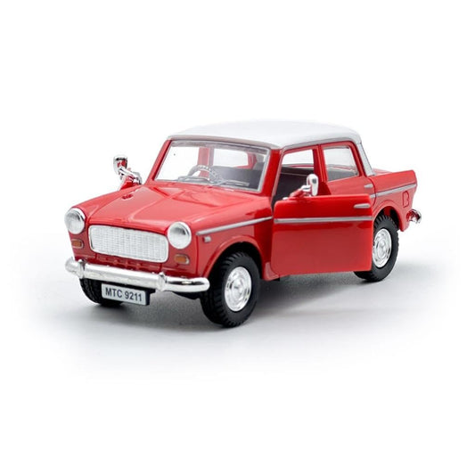 Vintage Car Toy |  70 Toy Model Fiat Openable Doors Pull Back Action Collectible Model