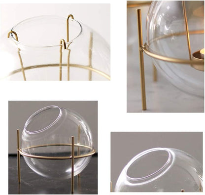 Glass Bowl T-light Candle Holder