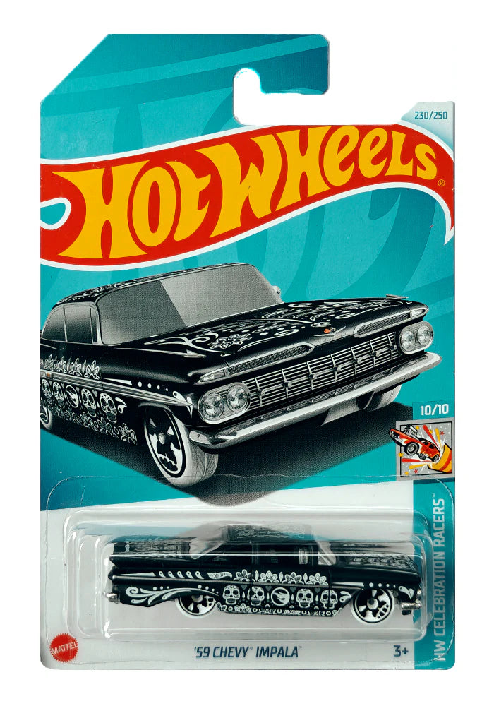 Hot Wheels '59 Chevy Impala - Black - 2024 Card - INDIAN CARD