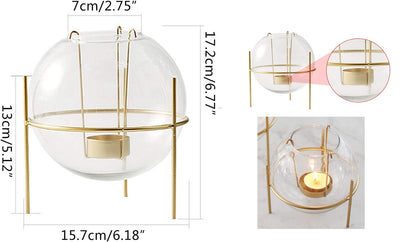 Glass Bowl T-light Candle Holder