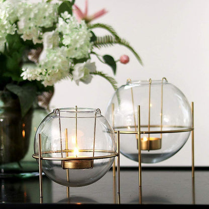 Glass Bowl T-light Candle Holder