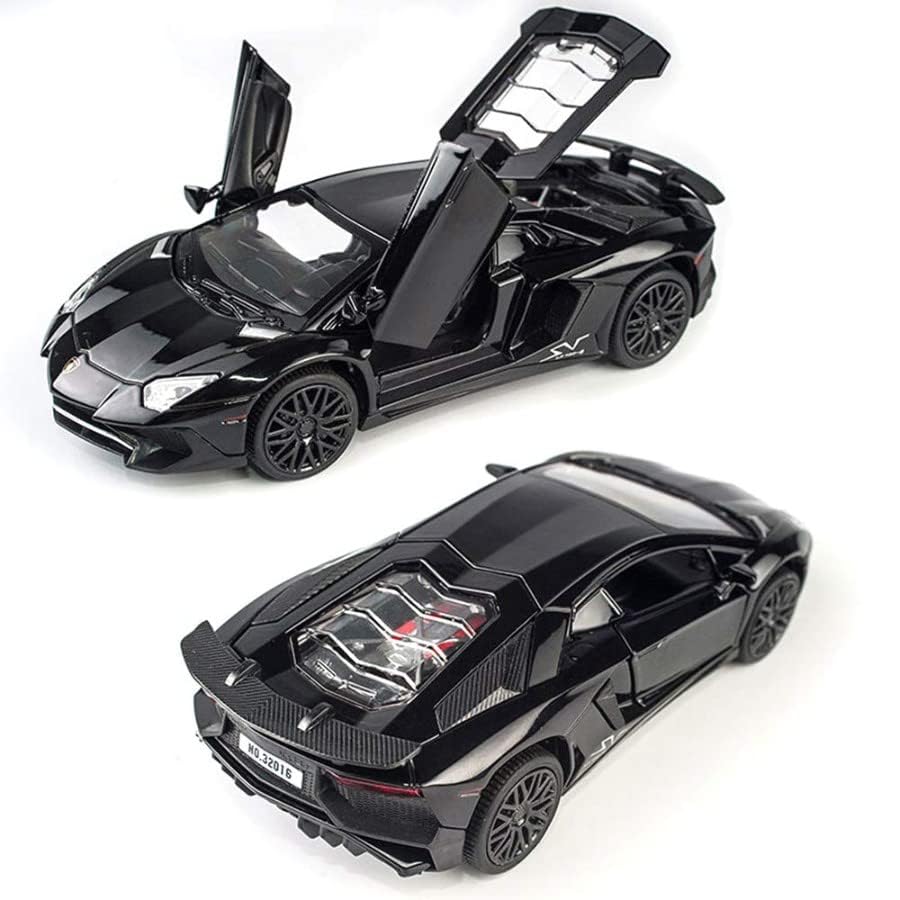 F & F 7 Dodge Charger 1:32 Model Car with Box, Zinc Alloy Pull Back Toy car [Colors as Per Stock]