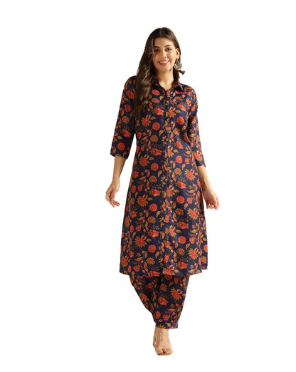 Leriya Fashion Ethnic Co Ord Set for Women || Rayon Kurta Pant Set || Office Wear Kurta Set for Women || Casual Kurti Set || Simple Kurta Set for Women || Co Ord Kurta Set for Women