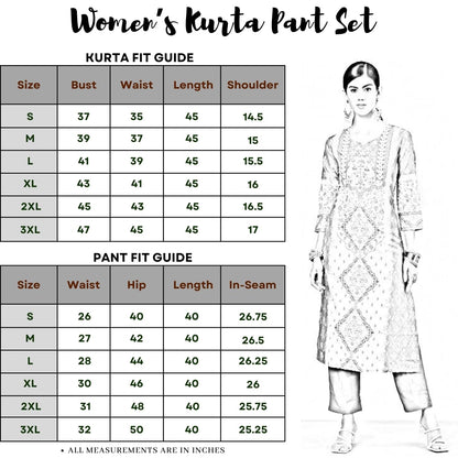 Leriya Fashion Ethnic Co Ord Set for Women || Rayon Kurta Pant Set || Office Wear Kurta Set for Women || Casual Kurti Set || Simple Kurta Set for Women || Co Ord Kurta Set for Women