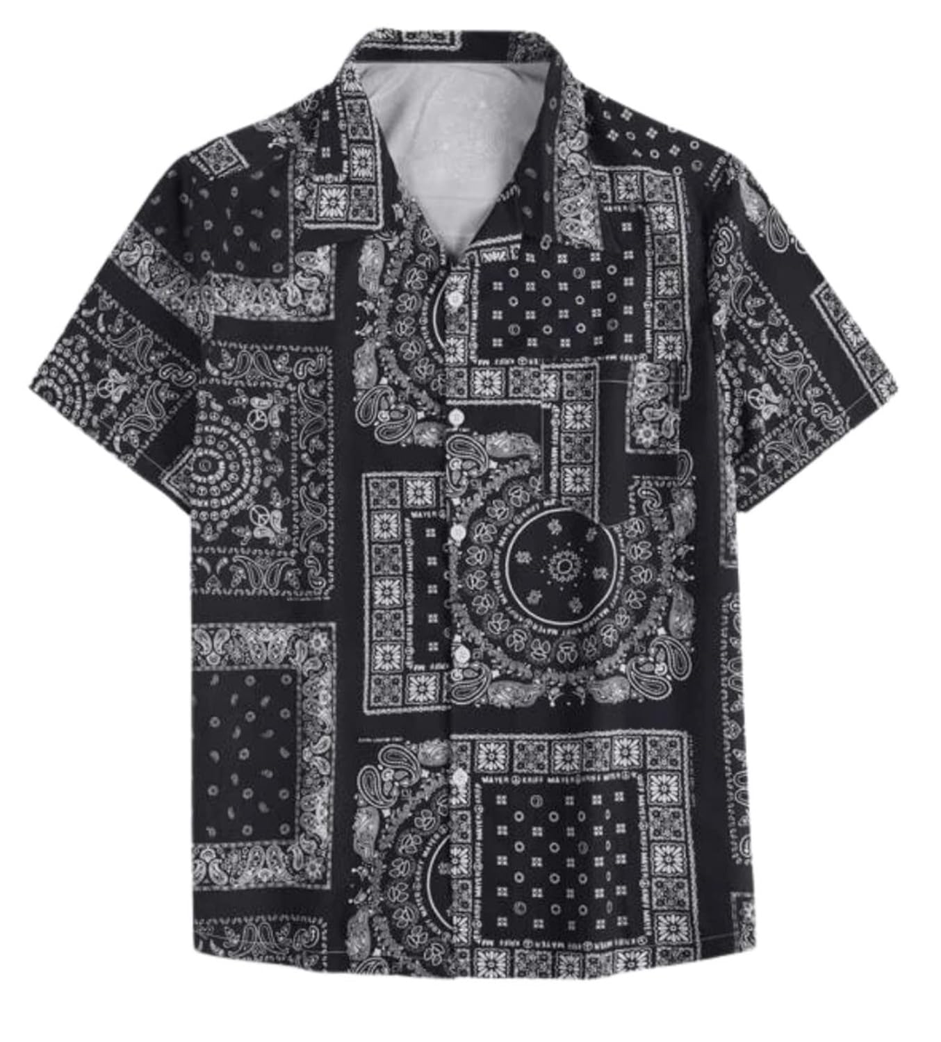 Men's Rayon Tropical Printed Shirt with Hawaii Collar | Ideal Summer Shirt for Outings, Beach, or Vacation