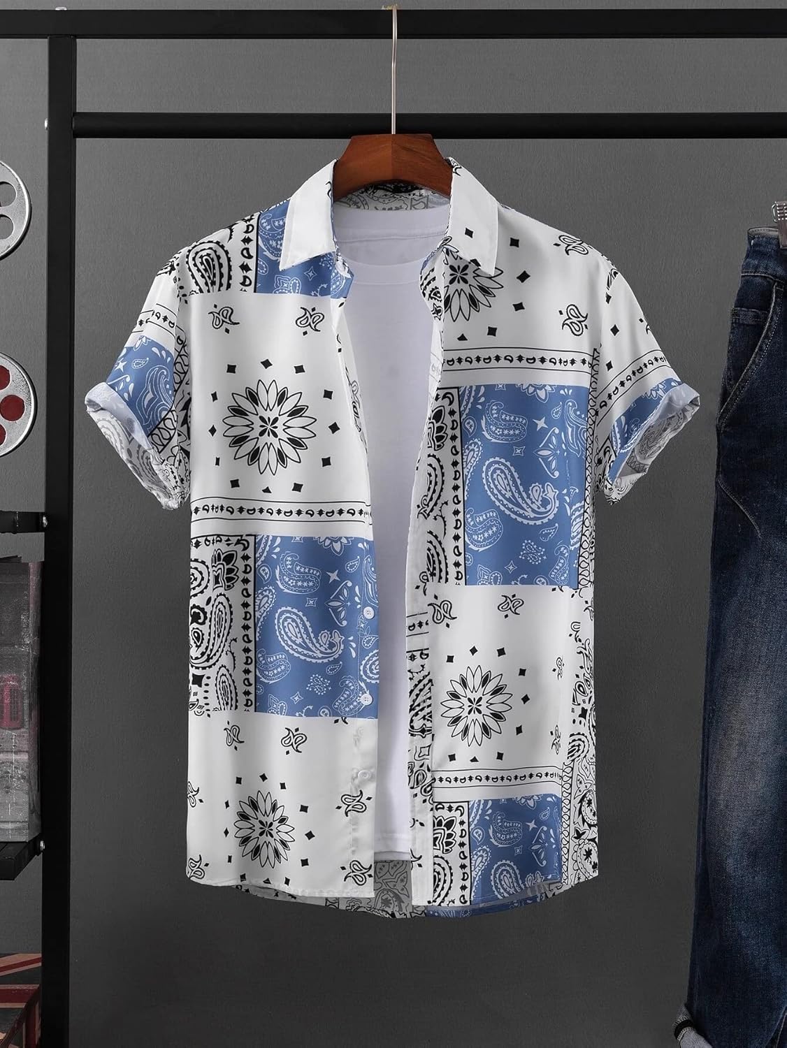 Men's Casual Printed Stylish Shirt for Men (Karrey)