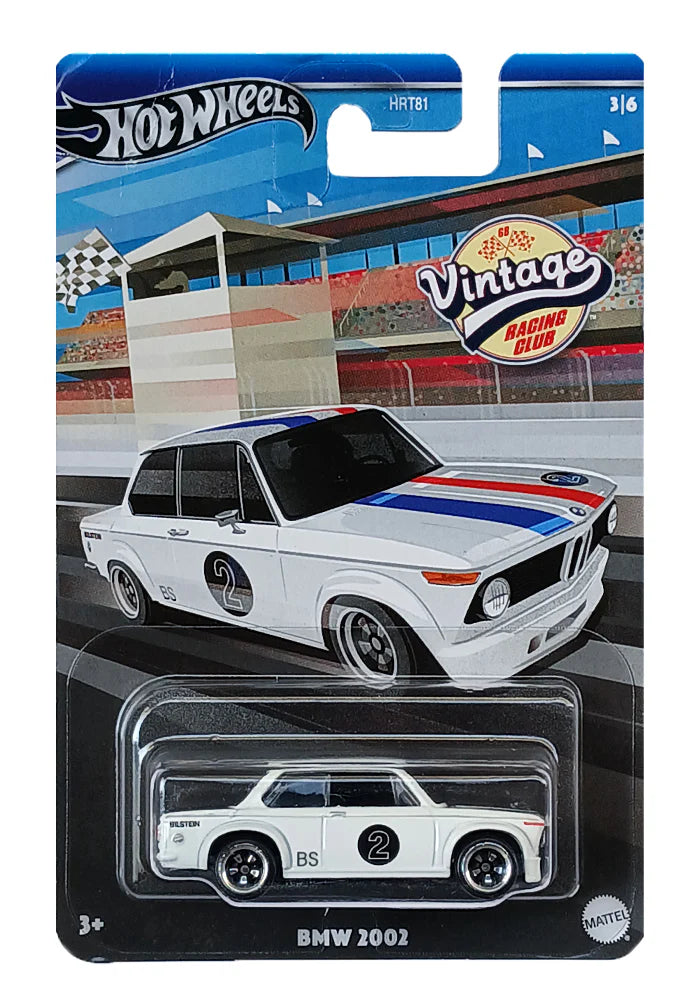 Hot Wheels Premium Vintage Racing Club BMW 2022 - White - 2023 Card (Creased card / Card in Excellent Condition) (With Protector Case)