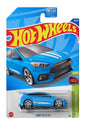 Hot Wheels Ford Focus RS - Blue - 2021 Card (With Protector Case)