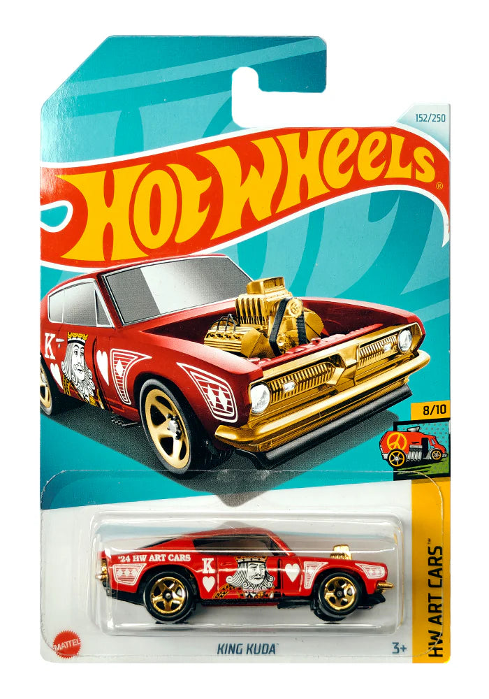 Hot Wheels King Kuda - Red - 2024 Card - INDIAN CARD