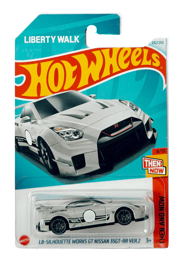 Hot Wheels LB-Silhouette Works GT Nissan 35GT-  - INDIAN CARDRR Ver2 - Grey - 2024 Card