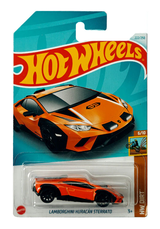 Hot Wheels Lamborghini Huracan Sterrato - Orange - 2024 Card - INDIAN CARD