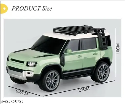 Remote Control Defender 1:16 Scale Model Land Rover Rechargeable Car with Light, Green, Blue