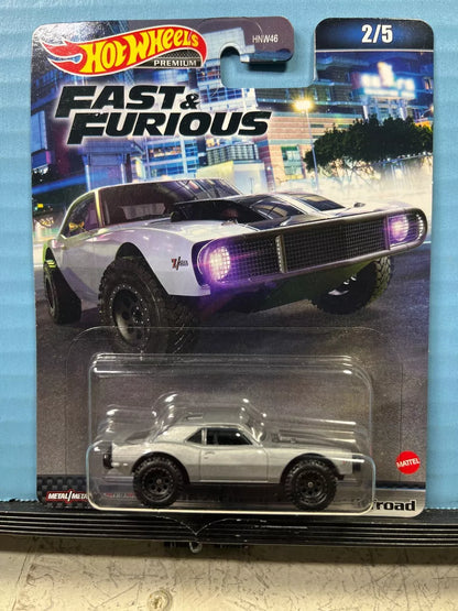 1967 Chevy CAMARO OFFROAD Hot Wheels Premium FAST & FURIOUS 7 Real Riders 2022