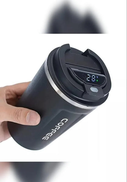 Intelligent temperature stainless steel coffee cup