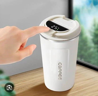 Intelligent temperature stainless steel coffee cup